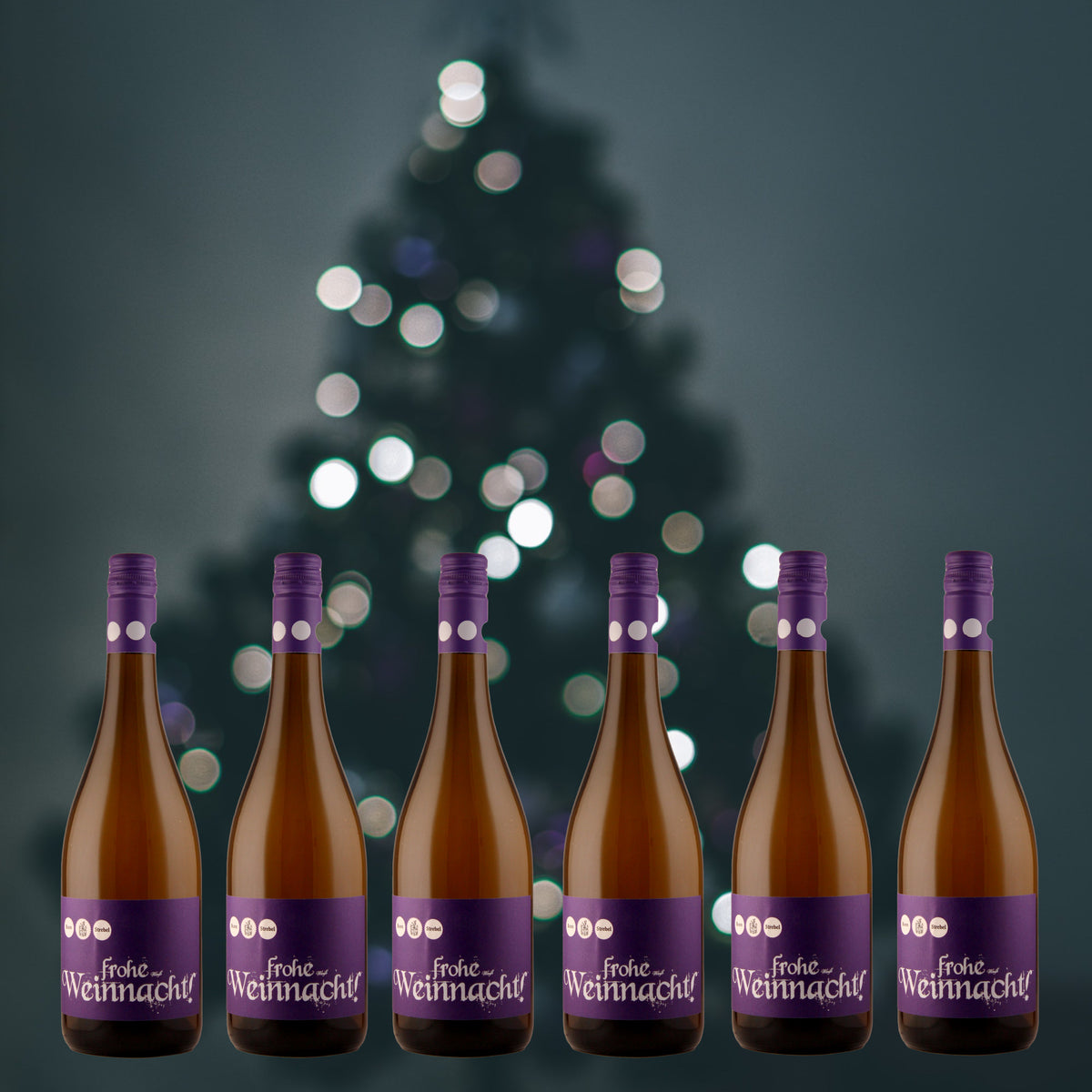 2024er Grauer Burgunder frohe Weinnacht 6er Paket